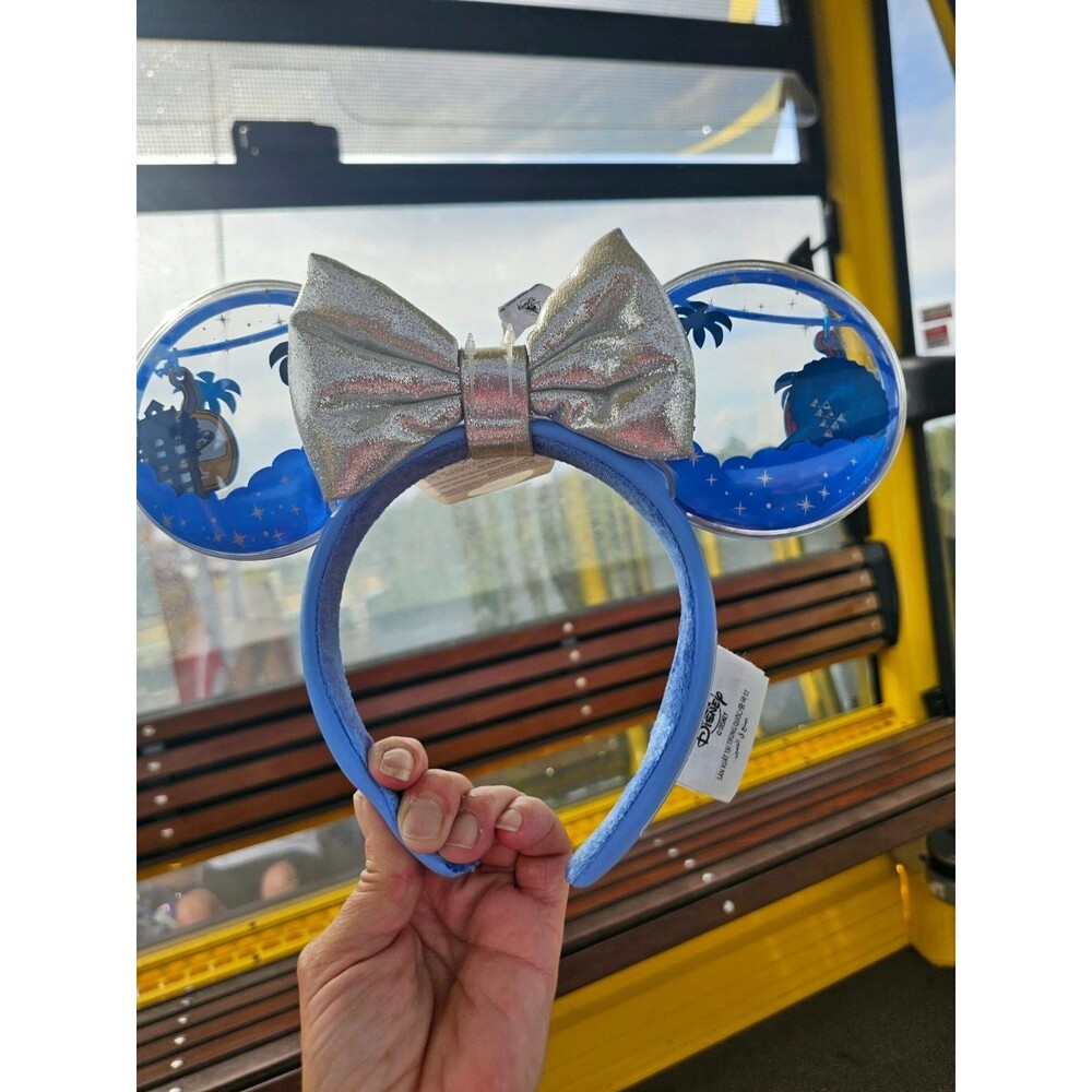 2025 Walt Disney World Skyliner Moving Minnie Mouse Ears Removable Bow